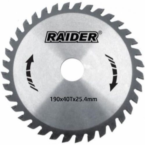 cumpără Disc de tăiere Raider 163129 Lamă de ferăstrău pentru lemn 190x40x25,4 mm în Chișinău 