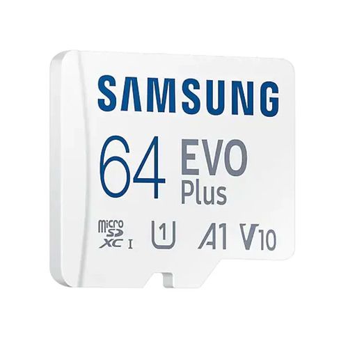 cumpără 64GB Samsung EVO Plus MB-MC64KA/RU microSDXC (Class 10 UHS-I, A1, V10) with Adapter, Transfer Speed up to 130MB/s (card de memorie/карта памяти) în Chișinău 