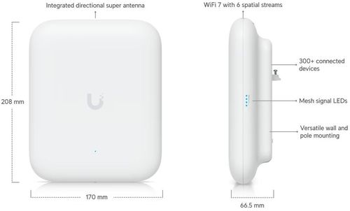 купить Wi-Fi точка доступа Ubiquiti UniFi U7-Pro-Outdoor в Кишинёве 