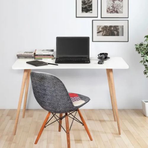 cumpără Masă de birou Trendy Fabio, Alb, 120x77x60cm (GTR001126) în Chișinău 