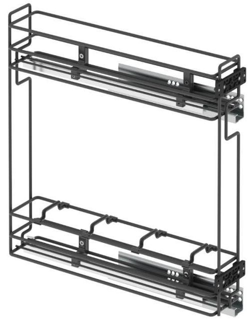 купить Фурнитура для мебели Starax S-2421-A бутылочница 150мм антр пз ч/в R в Кишинёве 