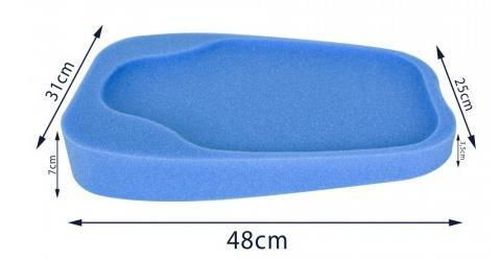 купить Аксессуар для купания Sevi Bebe 159-1 Матрасик для ванной синий в Кишинёве 