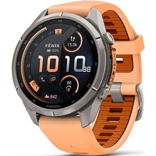 cumpără Ceas inteligent Garmin Fenix 9 Pro, 43mm, inReach,Ti w/Shl/Atm band (010-04335-01) în Chișinău 