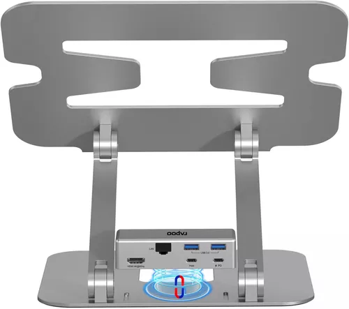 cumpără Stand laptop Rapoo 221222 UCS-5001 with 5 in 1 USB-C Multiport Hub în Chișinău 