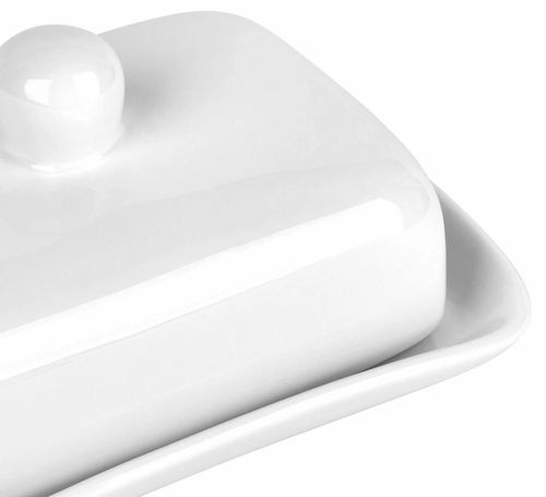 купить Контейнер для хранения пищи Tadar Ceramic White маслёнка в Кишинёве 