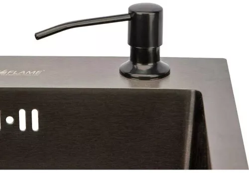 купить Мойка кухонная ArtFlame HLOIA (HM 6045) Black в Кишинёве 