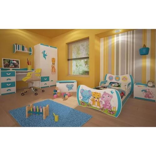 купить Набор детской мебели Happy Babies Dream 45 (White/Blue) в Кишинёве 