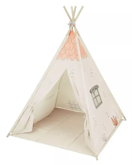 cumpără Complex de joacă pentru copii Kikka Boo 31201010380 Cort TeePee Beige House în Chișinău 