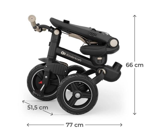 купить Велосипед-коляска KinderKraft Spinstep 2 Plus Beige (KRSPST02BEGPL00) в Кишинёве 
