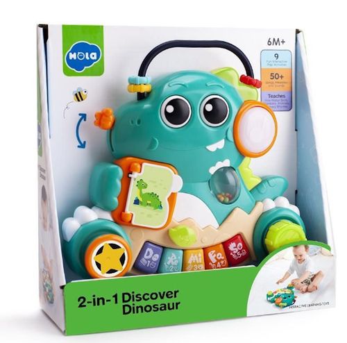 купить Музыкальная игрушка Hola Toys HE8976 Jucarie pian "Dinozaur" 2 in 1 в Кишинёве 