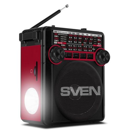 купить Радиоприемник Sven SRP-355 Red в Кишинёве 