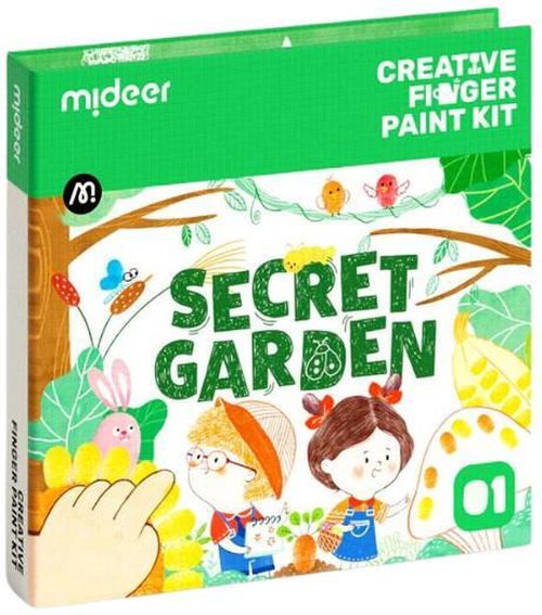 купить Набор для творчества Mideer CT1504 Set de pictură cu degete Grădina Secretă в Кишинёве 