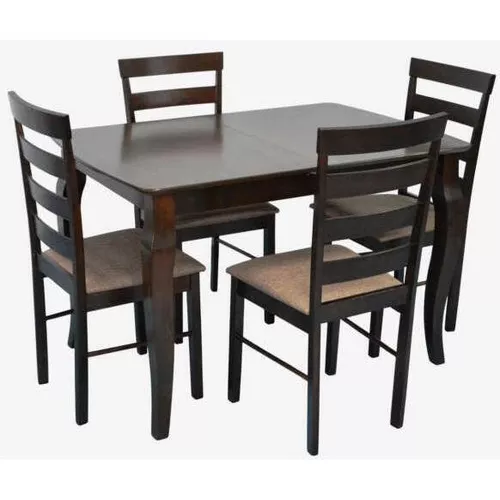 cumpără Set masă și scaune Evelin di Costacurta стол HV-29V Chocolate + 4 стула Gloria Chocolate/Ekea-12 (Dark Brown) în Chișinău 