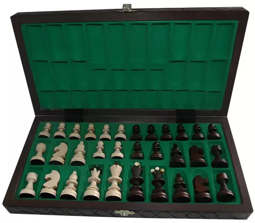 купить Настольная игра miscellaneous 5233 Sah din lemn 30 cm CH134AK Pearl, king 6,5 cm fag, mesteacan в Кишинёве 