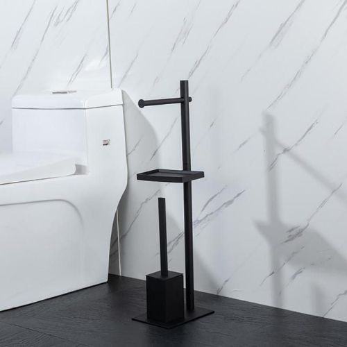 cumpără Perie WC Gappo G906-6 Negru în Chișinău 