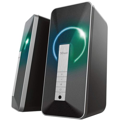 купить Колонки Active Speakers Trust Arva Illuminated Bluetooth 2.0 Speaker Set, 20W, RGB LED illumination, Black в Кишинёве 
