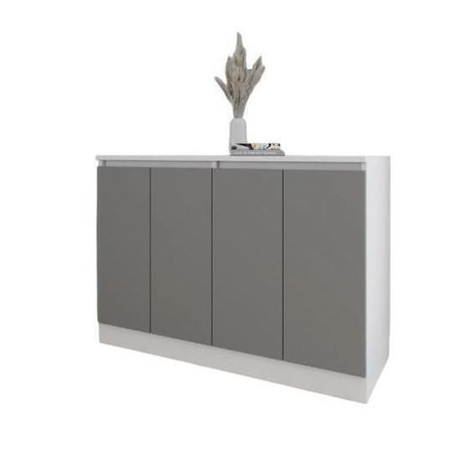 cumpără Comodă Smartex (16446) Т8 120cm Alb+Grafit în Chișinău 