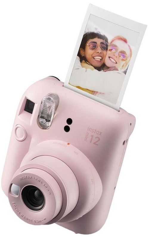 купить Фотоаппарат моментальной печати FujiFilm Instax mini 12 Blossom Pink cu husa, album foto si film 1x10 в Кишинёве 