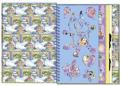 cumpără Set de creație Totum TT290112 Bluey, Caiet de scratching, 61860 în Chișinău 