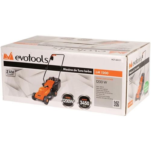 купить Газонокосилка miscellaneous LM1200B Mașină de tuns iarba electrică 1.2kW Evotools в Кишинёве 