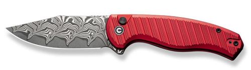 купить Нож походный Civivi C23040B-DS1 Stormhowl, mâner aluminiu roșu, Button Lock в Кишинёве 