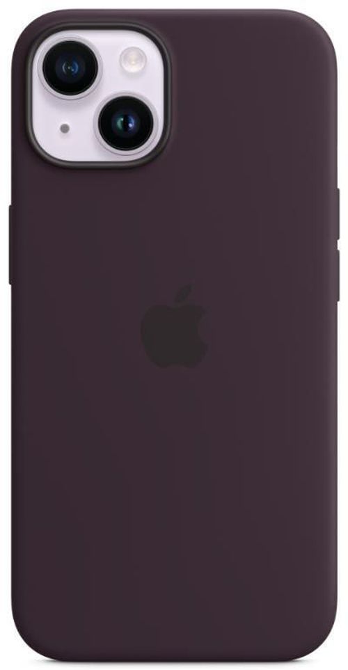 cumpără Husă pentru smartphone Apple iPhone 14 Silicone Case with MagSafe Elderberry MPT03 în Chișinău 