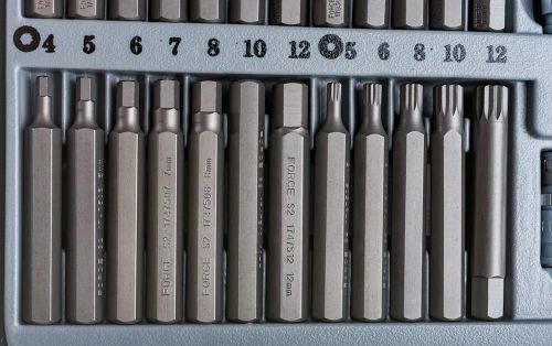 купить Набор головок, бит, насадок Force 4421 набор насадок HEX, TORX, SPLINE 42 предмета в Кишинёве 