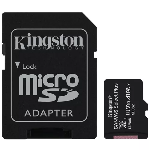 cumpără Card de memorie flash Kingston SDCS2/64GB, microSD Class10 UHS-I + SD adapter, Canvas Select Plus în Chișinău 