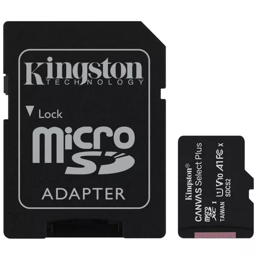 купить Флеш карта памяти SD Kingston SDCS2/64GB, microSD Class10 UHS-I + SD adapter, Canvas Select Plus в Кишинёве 