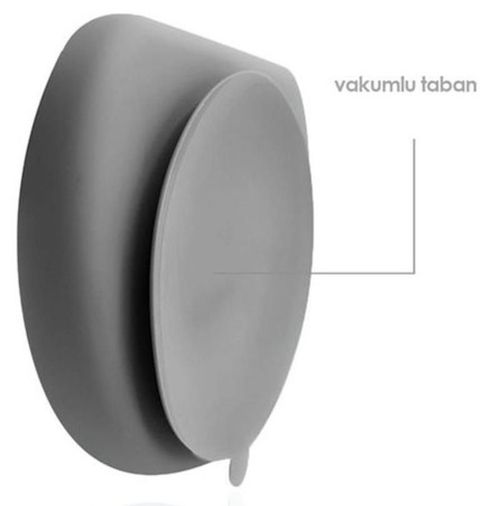 cumpără Seturi pentru hrănire bebelușilor BabyJem 715 Farfurie din silicon cu 3 compartimente Gri în Chișinău 