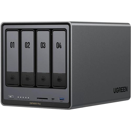 купить NAS сетевой накопитель Ugreen DXP4800 (Diskless) EU, Black в Кишинёве 