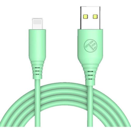 cumpără Cablu telefon mobil Tellur TLL155398 Cable USB - Lightning, 3A, 1m, green în Chișinău 