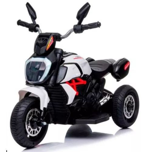 купить Электромобиль miscellaneous BLJ818 Motocicleta electrica 6V4,5AH,1x18W, alba, GB2110 в Кишинёве 
