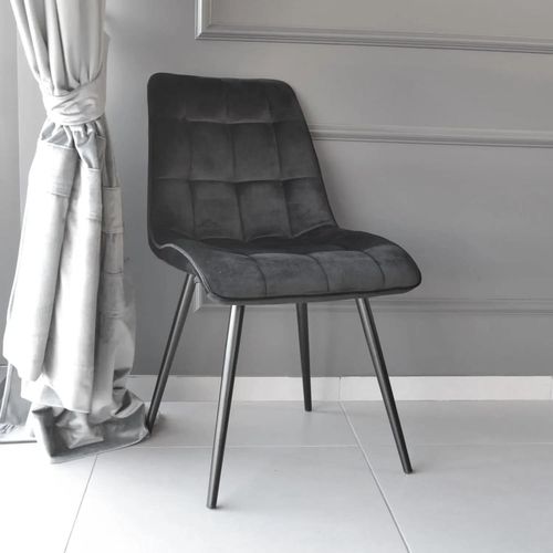 cumpără Scaun Deco Capella Black+black leg DC-2002 în Chișinău 