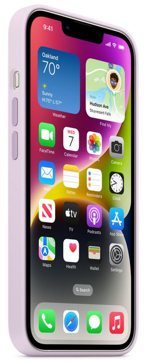 купить Чехол для смартфона Apple iPhone 14 Silicone Case with MagSafe, Lilac MPRY3 в Кишинёве 