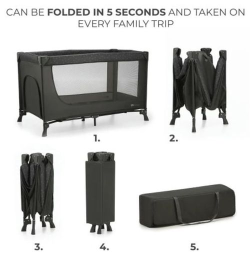 купить Манеж KinderKraft KLJOYLIGRY00000 Joy Light Grey в Кишинёве 