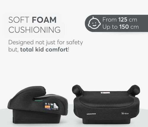 cumpără Scaun auto Kikka Boo 41002160015 Inaltator i-Tip i-Size Black în Chișinău 