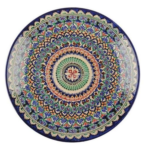 cumpără Farfurie Rishtan Ceramic Lyagan Mehrob 28cm, pictata manual, ceramica în Chișinău 
