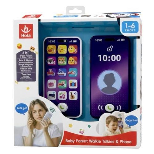 купить Игрушка Hola Toys HE8965 Stație radio-telefon pentru copii 2în1 в Кишинёве 