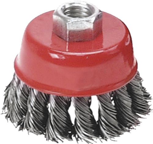 cumpără Set de tubulare, bite, duze Verto 62H131 Perie din sârmă împletită conică cu filet Ø100mm în Chișinău 