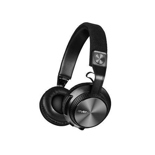 купить Беспроводные стереонаушники с микрофоном SVEN AP-B630MV, Bluetooth Headphones with microphone, Bluetooth v.5.0, battery up to 8 h, range up to 10 m, call acceptance, track switching control, Black в Кишинёве 