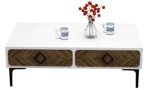 купить Журнальный столик Trendy Samba, Alb 105x34x60cm в Кишинёве 