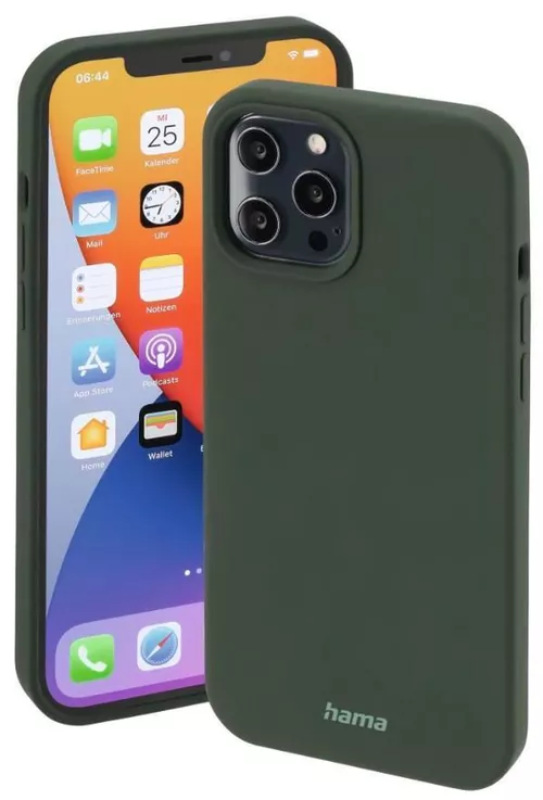 купить Чехол для смартфона Hama 196797 “MagCase Finest Feel PRO Cover for Apple iPhone 12/12 Pro, green в Кишинёве 