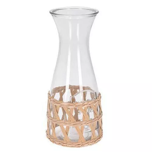 cumpără Veselă pentru băuturi Excellent Houseware 47330 Графин-ваза стеклянный с обвязкой 1.2l, 25.5cm în Chișinău 