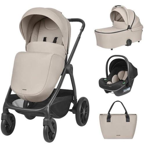 cumpără Сărucior pentru copii Kikka Boo Modena Beige 2027 3in1 (3800171225694) în Chișinău 