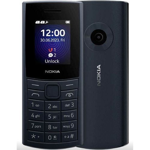 купить Телефон мобильный Nokia 110 (2023) Dual SIM 4G RO/RU Black в Кишинёве 