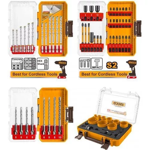 купить Набор головок, бит, насадок INGCO COS26068 (51843) в Кишинёве 