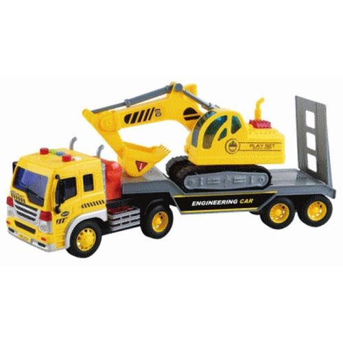 cumpără Mașină Wenyi 571A 1:16 Camion pentru transportare excavator cu fricțiune în Chișinău 