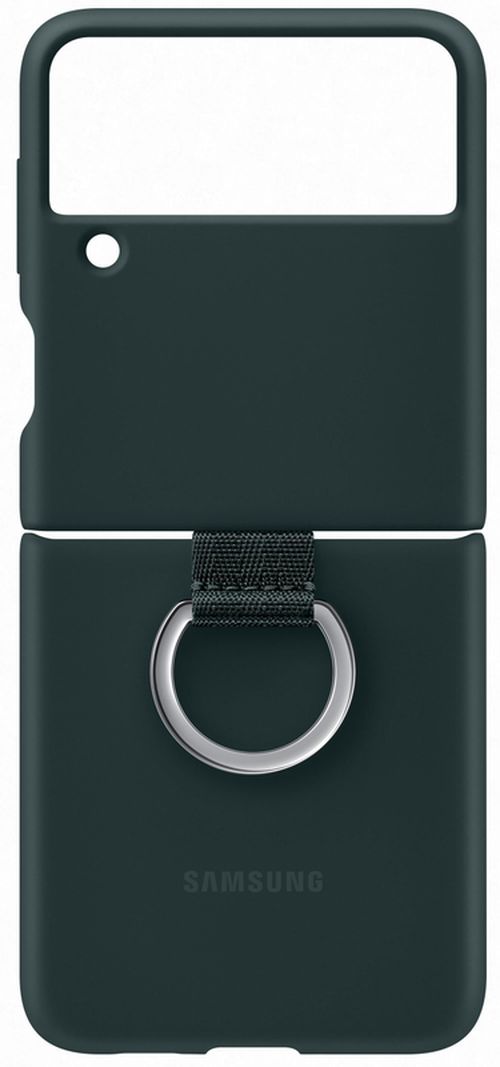 cumpără Husă pentru smartphone Samsung EF-PF711 Silicone Cover with Ring B2 Green în Chișinău 