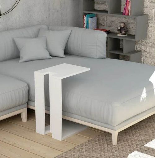 cumpără Măsuţă cafea Trendy Muju, Alb 30x57x40cm în Chișinău 